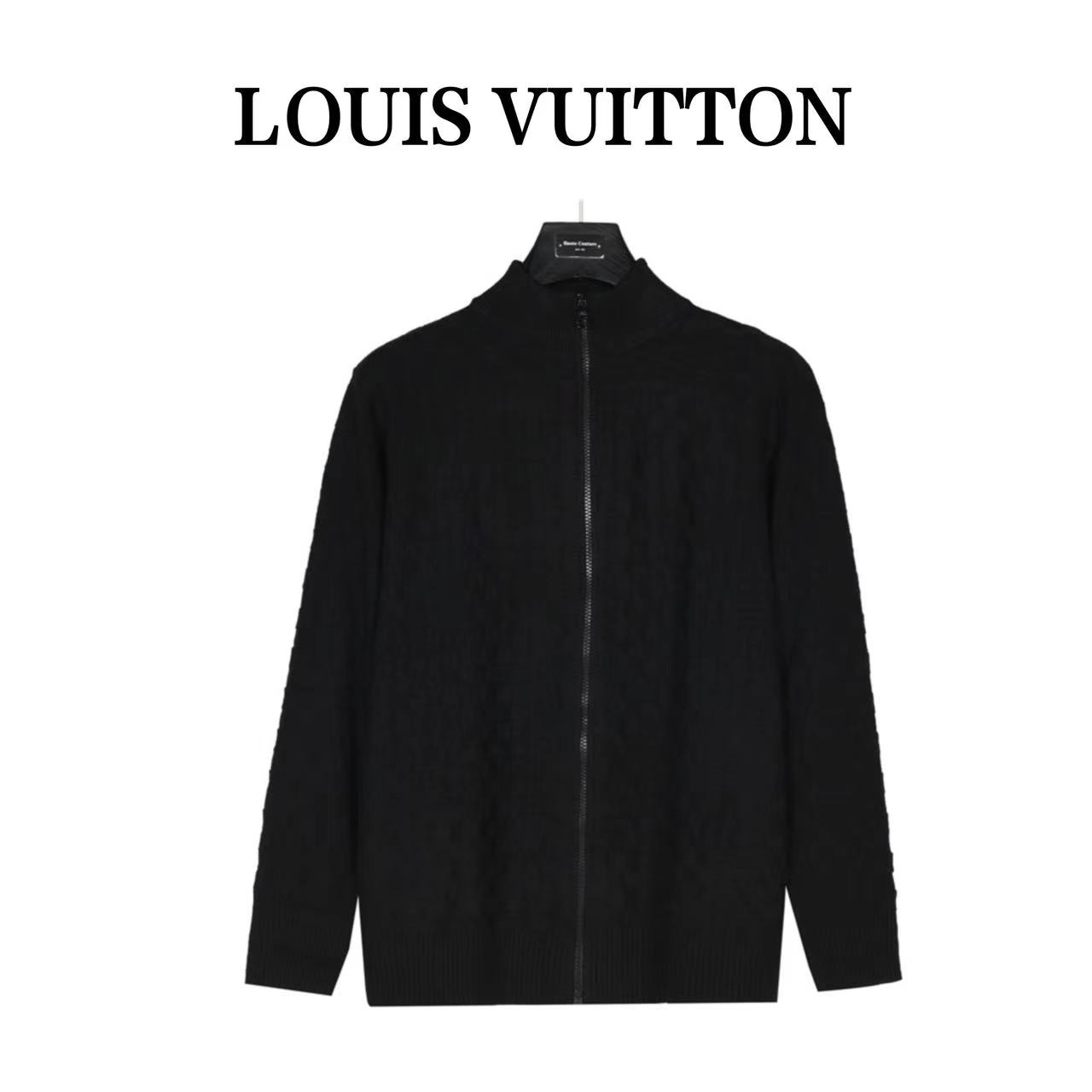 Louis Vuitton 23FW waffle embossed zipper jacket