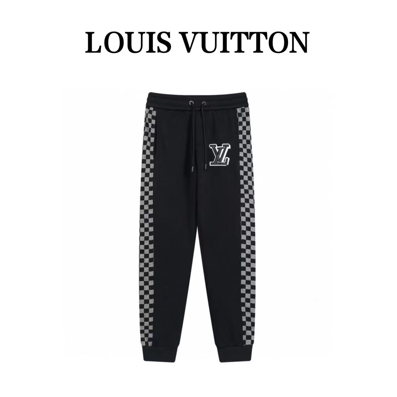 Louis Vuitton 2023AW Autumn and Winter Classic Starry Sky Cotton Mink Velvet Trousers and Sweatpants