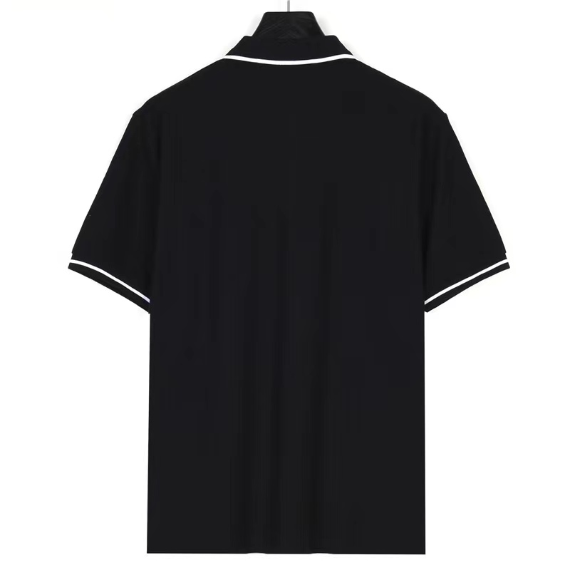 Celine 23SS short-sleeved polo shirt with logo embroidery on the chest