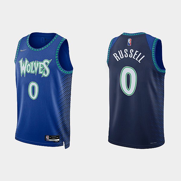 Timberwolves Russell No. 0 Jersey