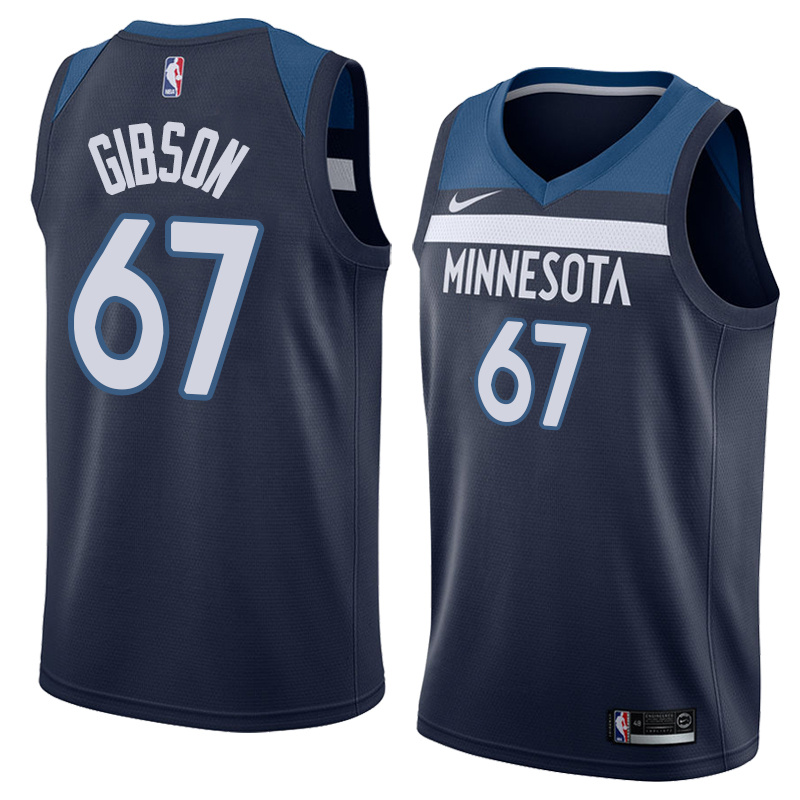 Timberwolves Gibson No. 67 Jersey