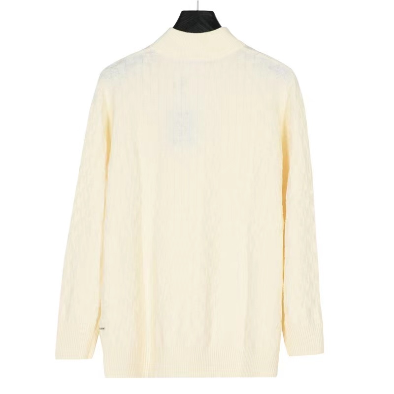Louis Vuitton 23FW waffle embossed zipper jacket