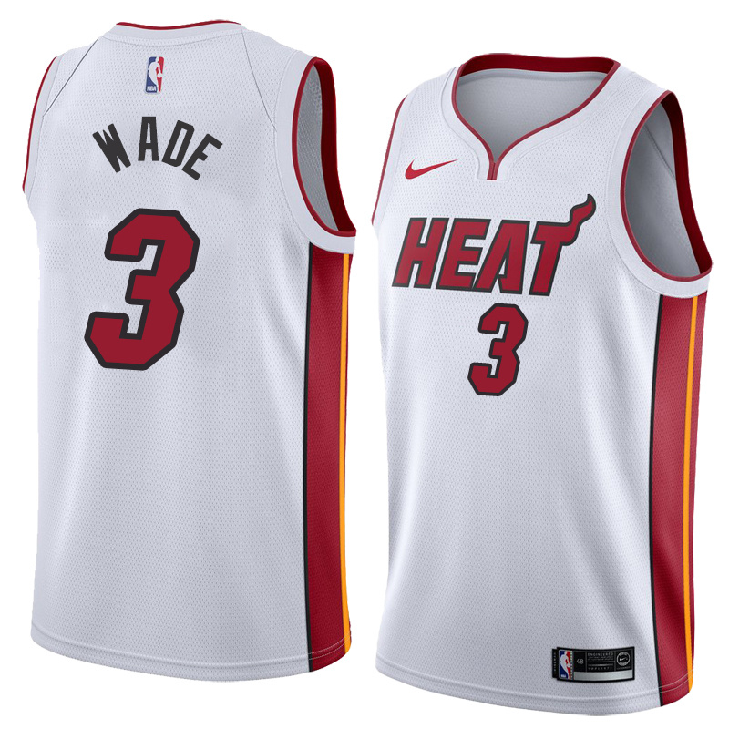 Heat Wade No. 3 Jersey