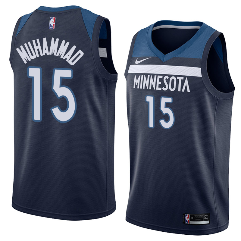 Timberwolves Muhammad No. 15 Jersey