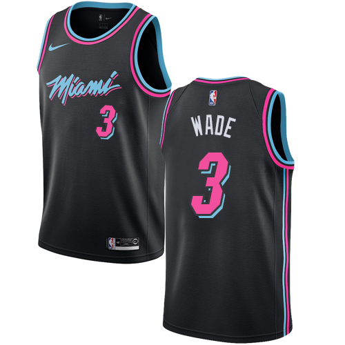 Heat Wade No. 3 Jersey