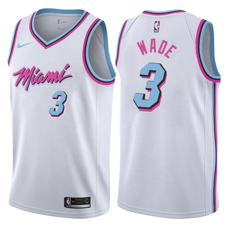 Heat Wade No. 3 Jersey