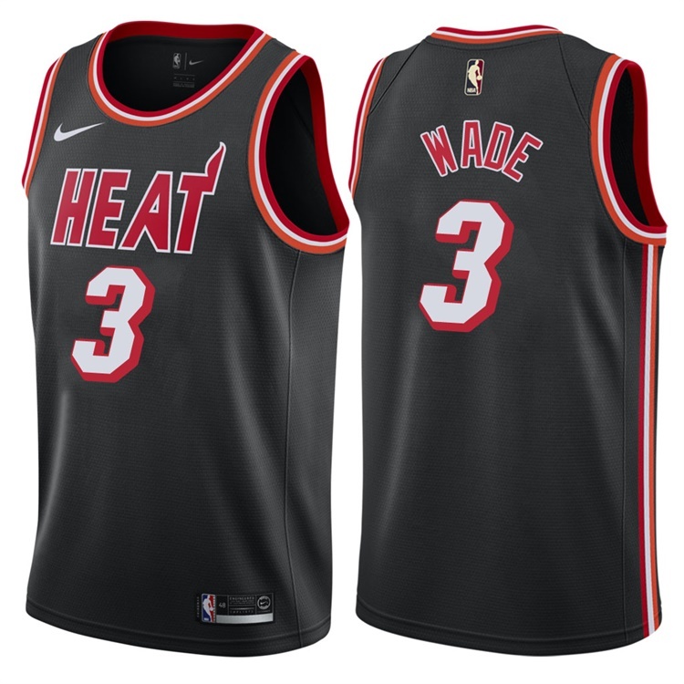 Heat Wade No. 3 Jersey