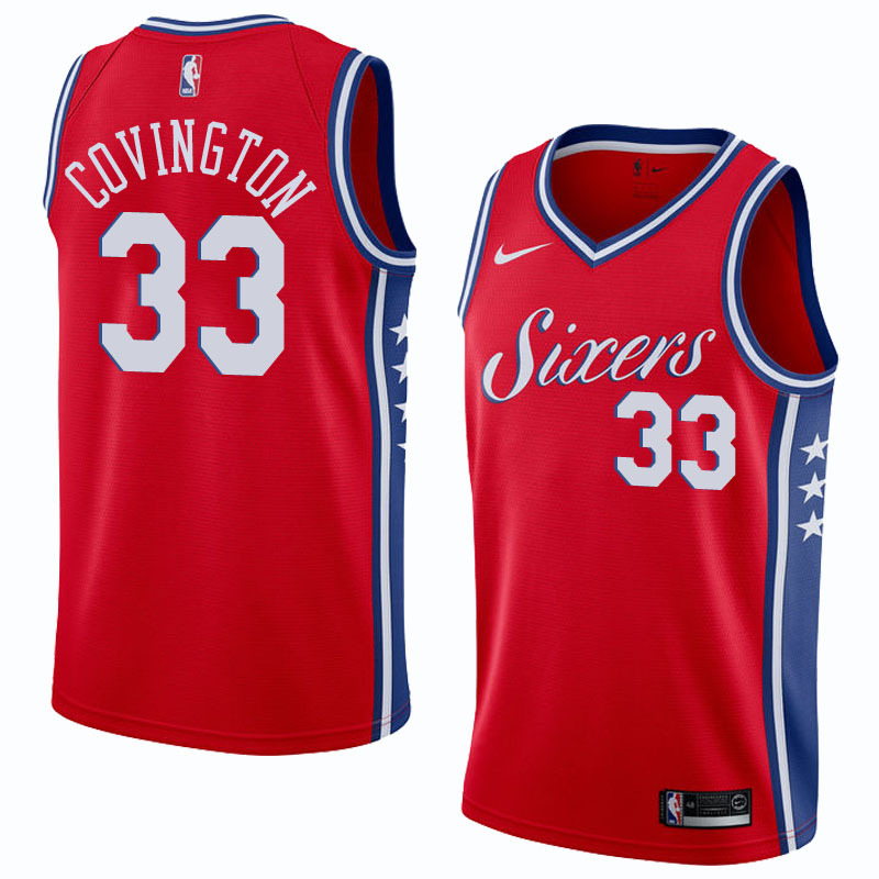 76ers covington No. 33 jersey