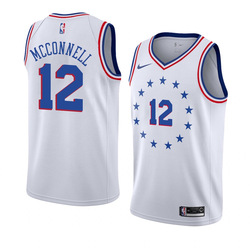 76ers McConnell No. 12 jersey
