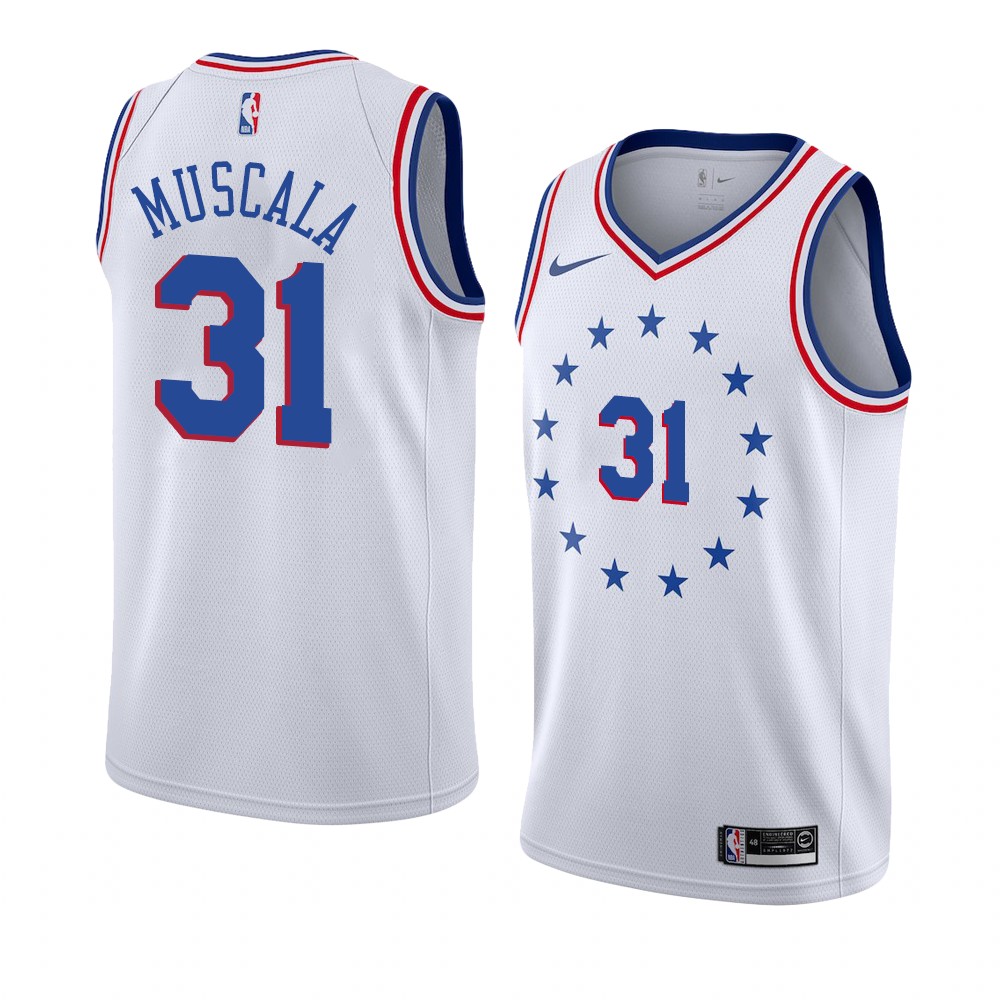 76ers Muscala No. 31 jersey