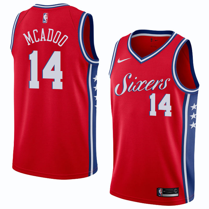 76ers McAdooNo. 14 jersey
