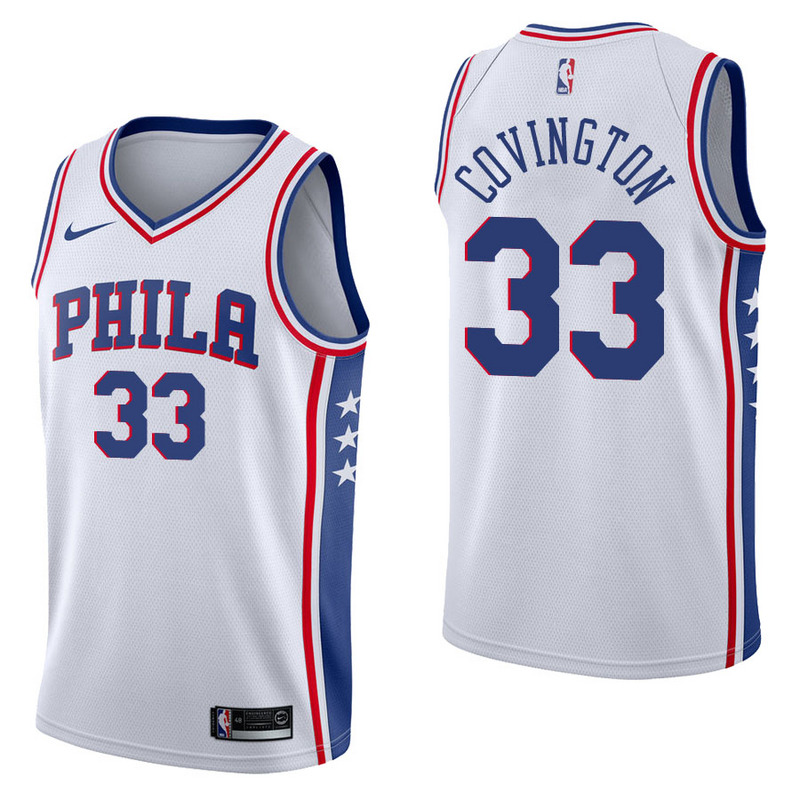 76ers covington No. 33 jersey