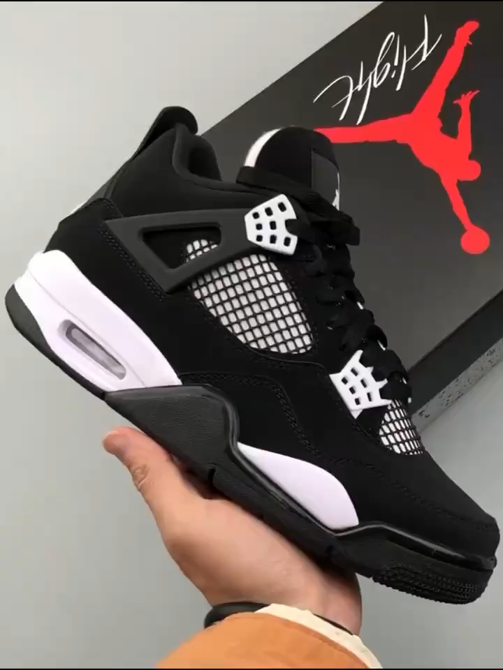 Unisex Air Jordan 4 Retro Basketball Shoes