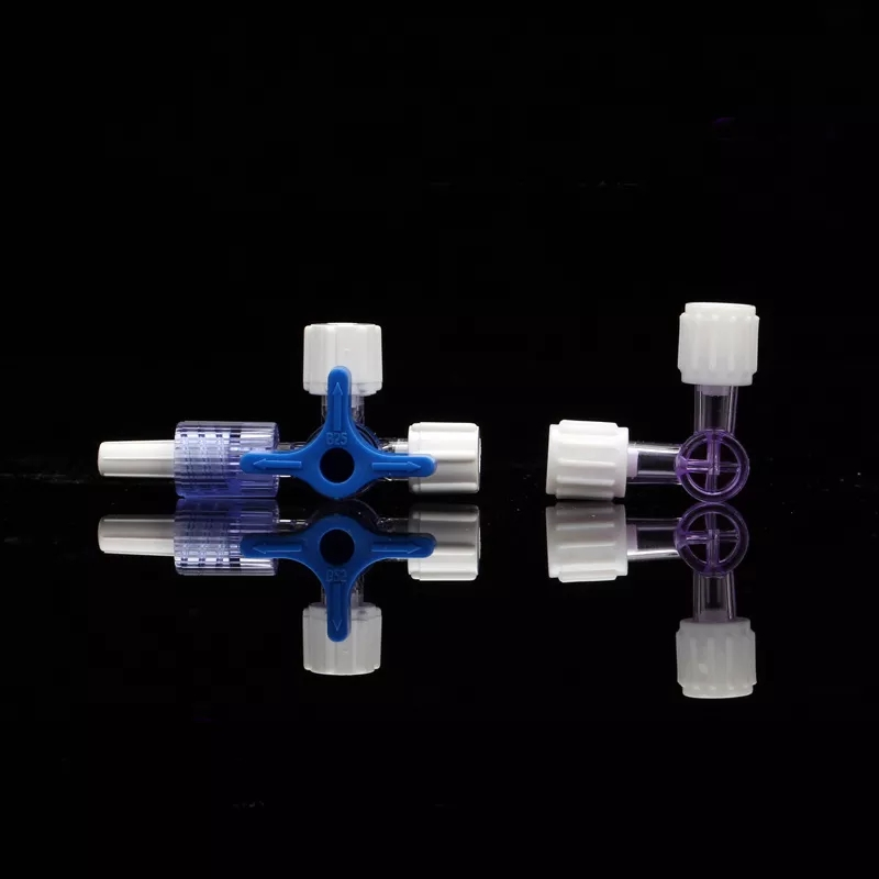 Medical disposable syringe 3way valve