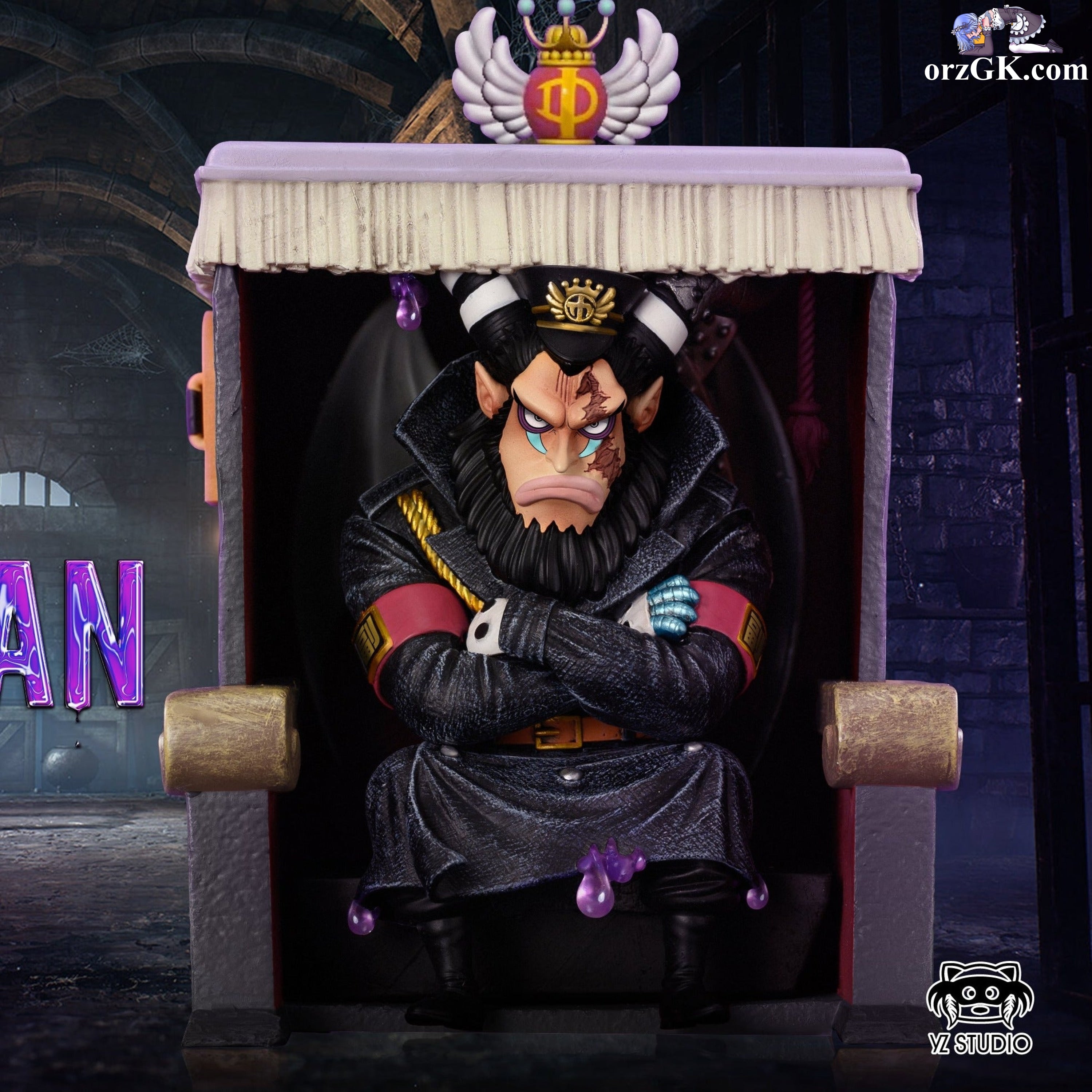 YZ Studio - One Piece Impel Down Prison Series #9 Deputy Warden Seated ...