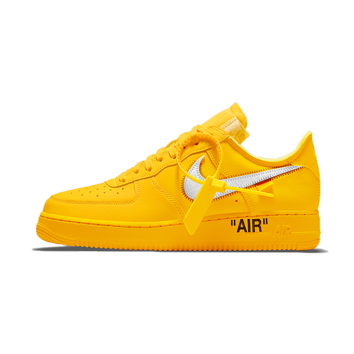 The Off-White x Nike Air Force 1 University Gold