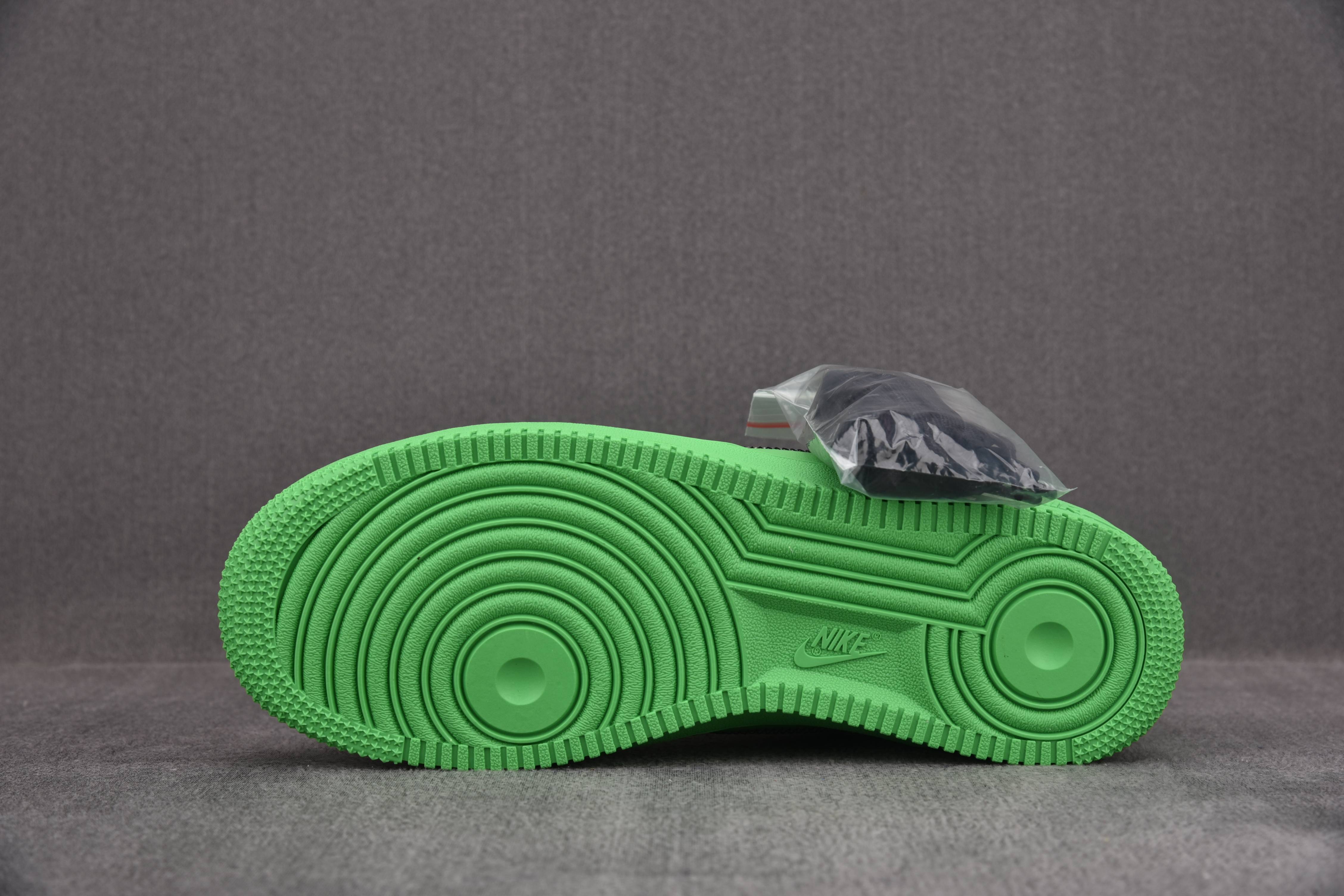 air force 1 low off white green