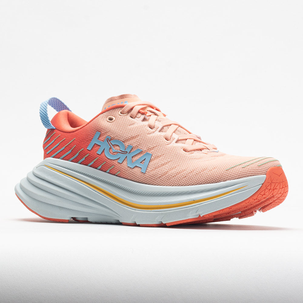 HOKA Bondi X Women's Camellia/Peach Parfait