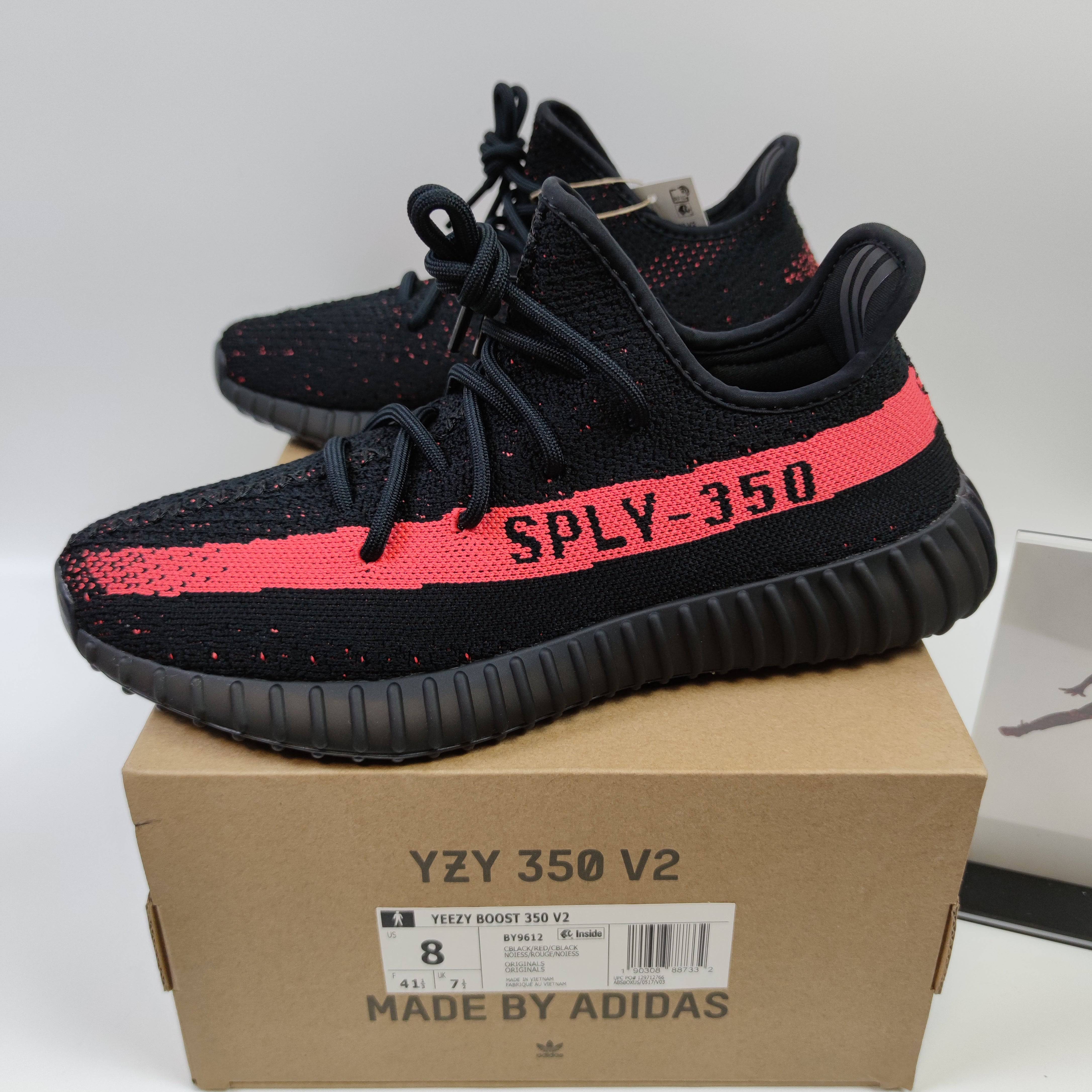 Adidas Originals Yeezy Boost 350 V2 Core Black Red BY9612-2022 $150.00 ...