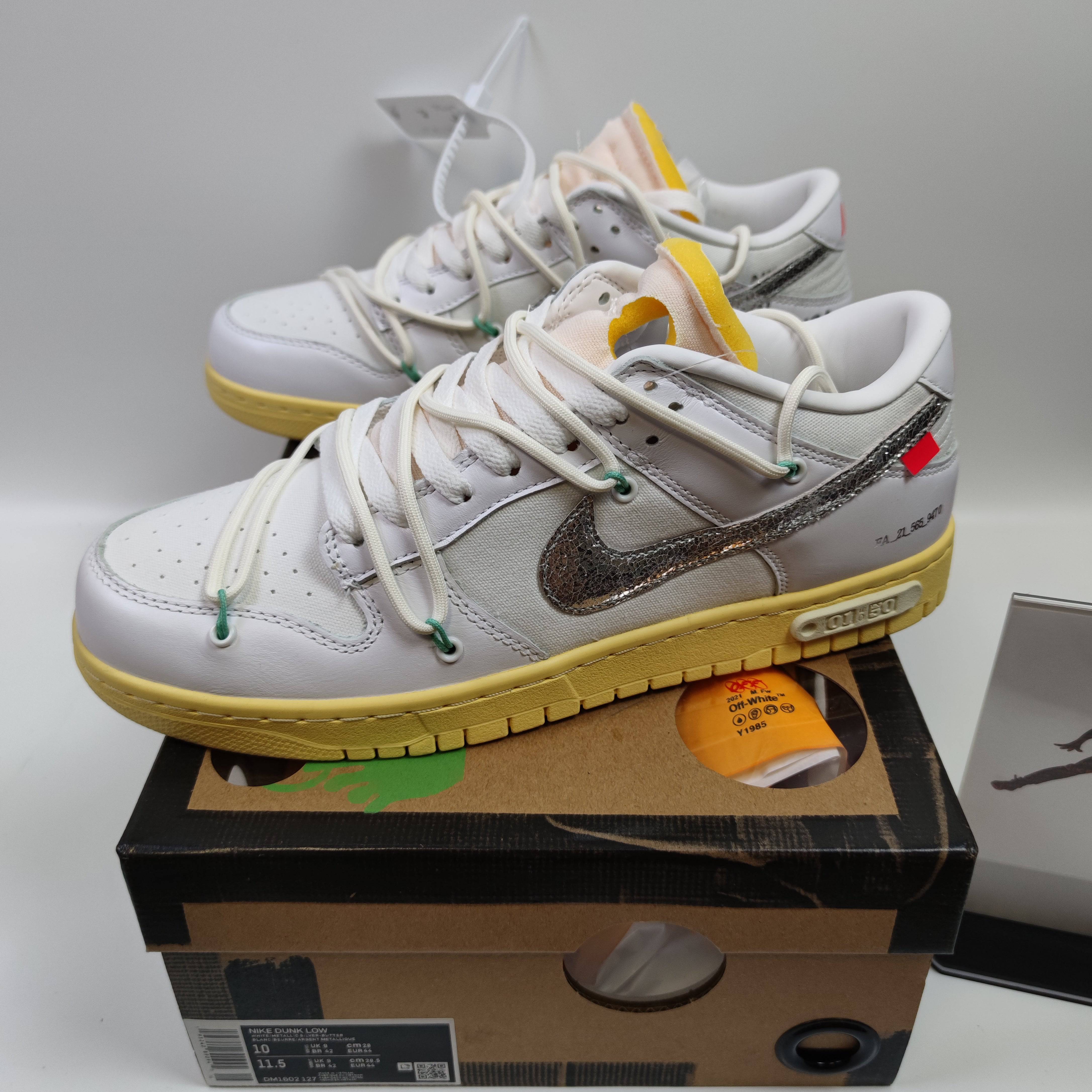 Nike Dunk Low Off-White Lot 1 - DM1602-127 – Izicop