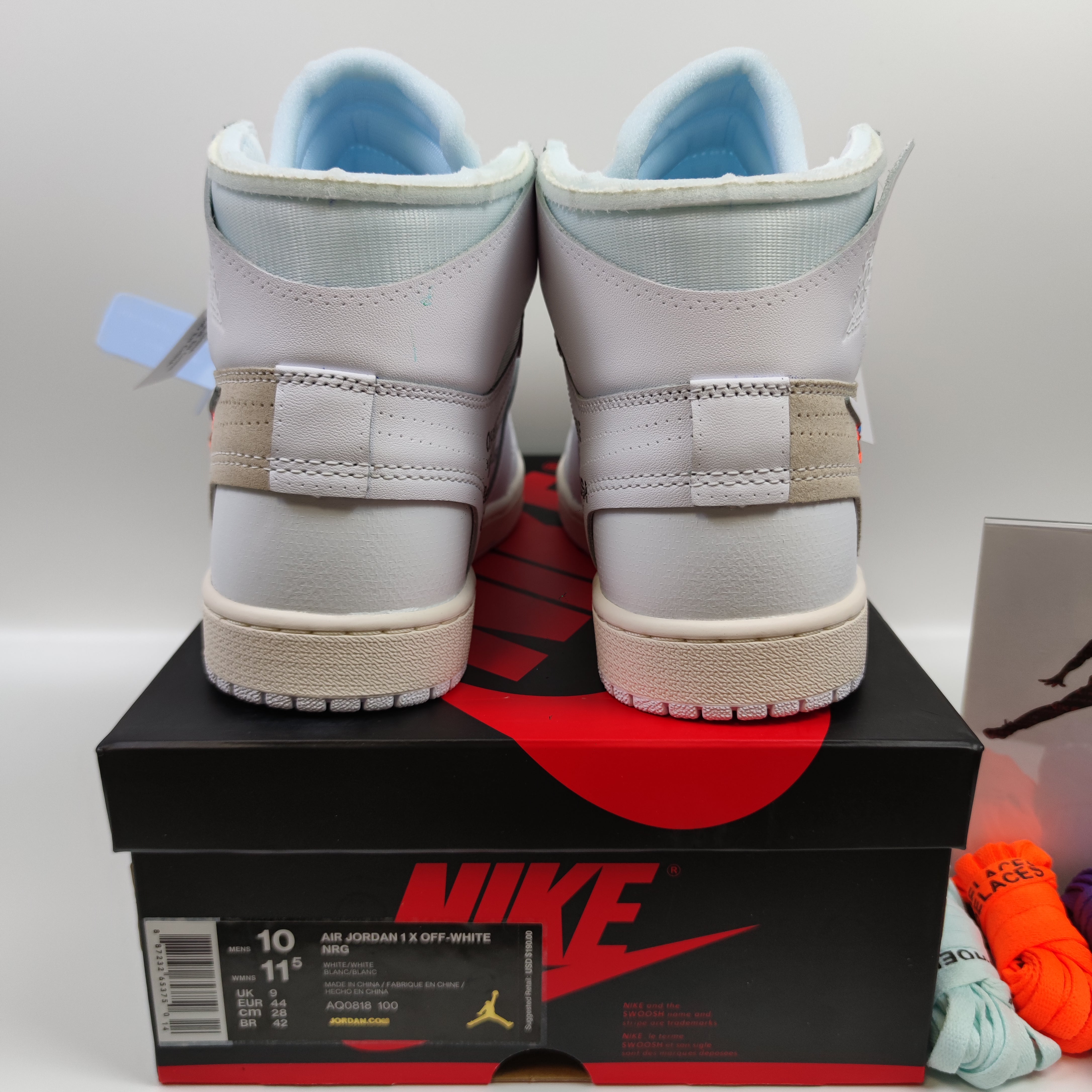 Off-White x Air Jordan 1 Retro High White the ten AQ0818-100 $170.00 ...