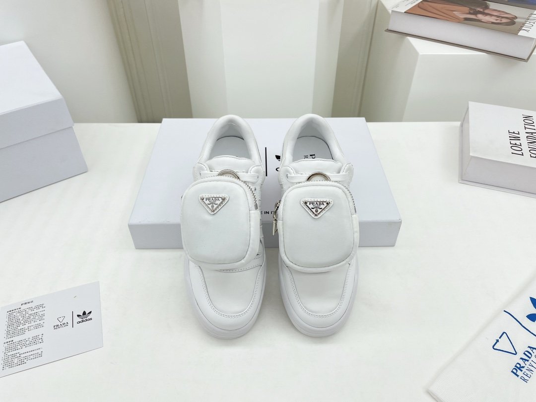 Prada Adidas For Prada Re-Nylon Forum Sneakers White For Men 1.6in/40mm ...