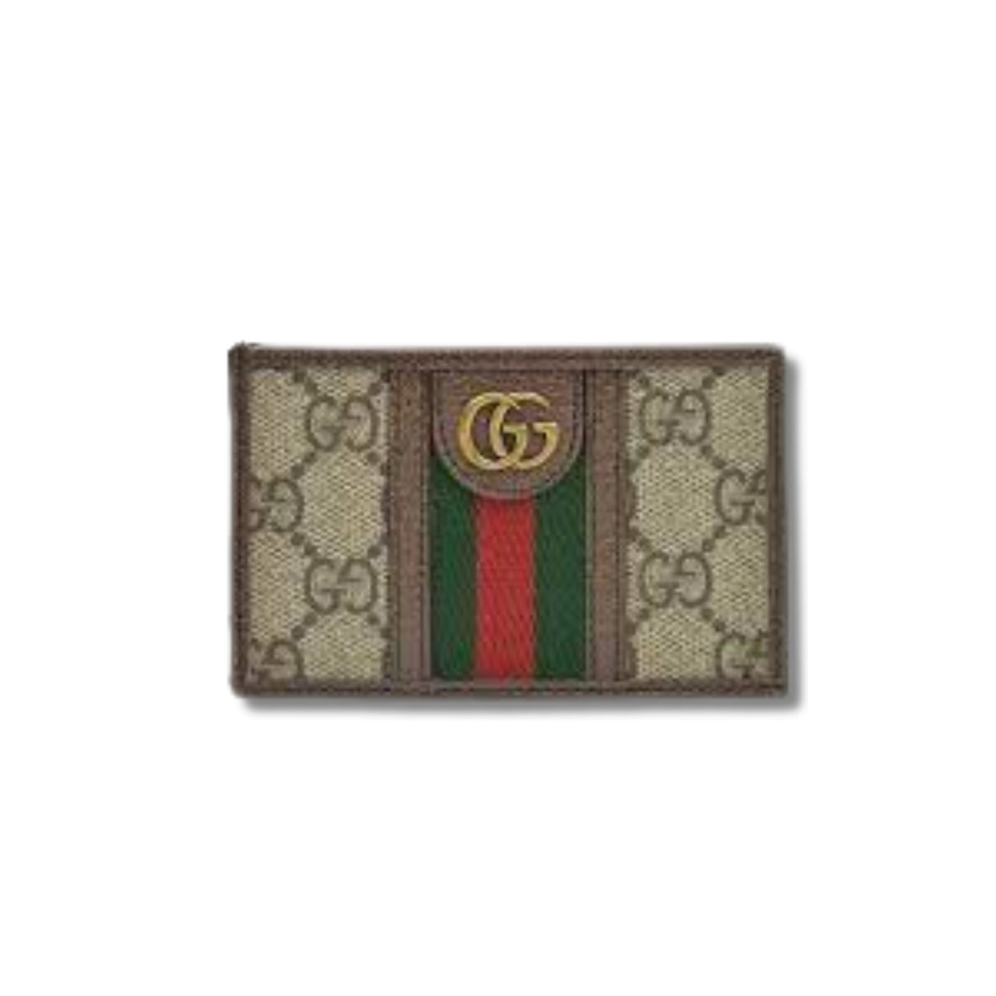 GG Supreme Ophidia Small Card Case Beige For Womenu200e 4.3in/11cm