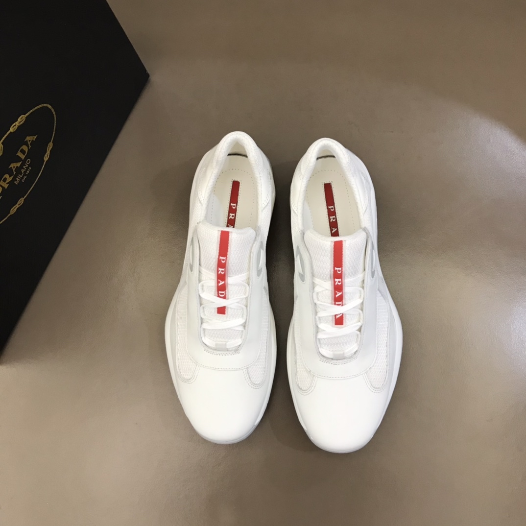 Prada Americau2019s Cup Original Sneakers White For Men 1.4in/35mm PRD