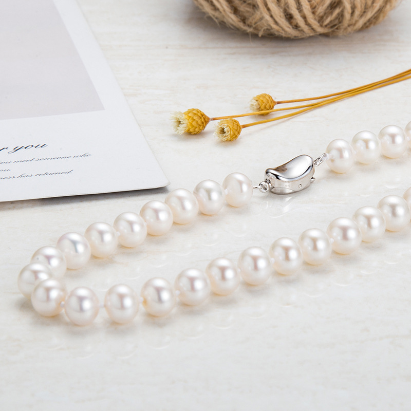 Matriarch Pearl Chain Necklace - 9mm