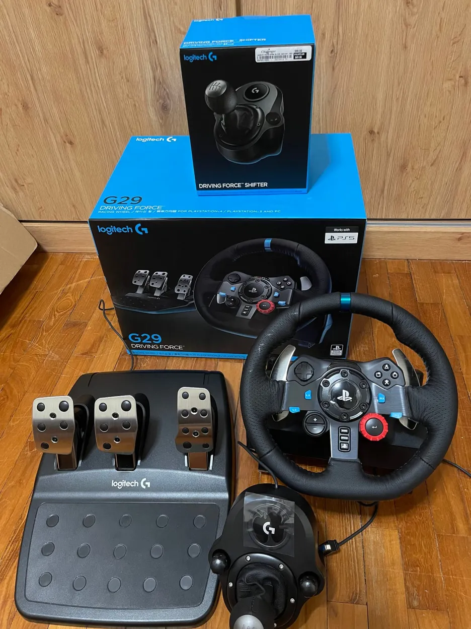 Logitech G DualMotor Feedback Driving Force G29 Gaming Racing Wheel