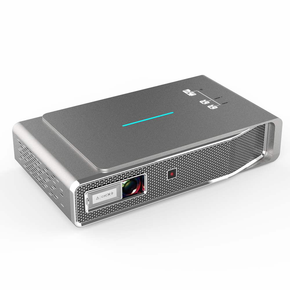 Mini projecteur, 4K DLP Portable Smart Vidéoprojecteur Pocket
