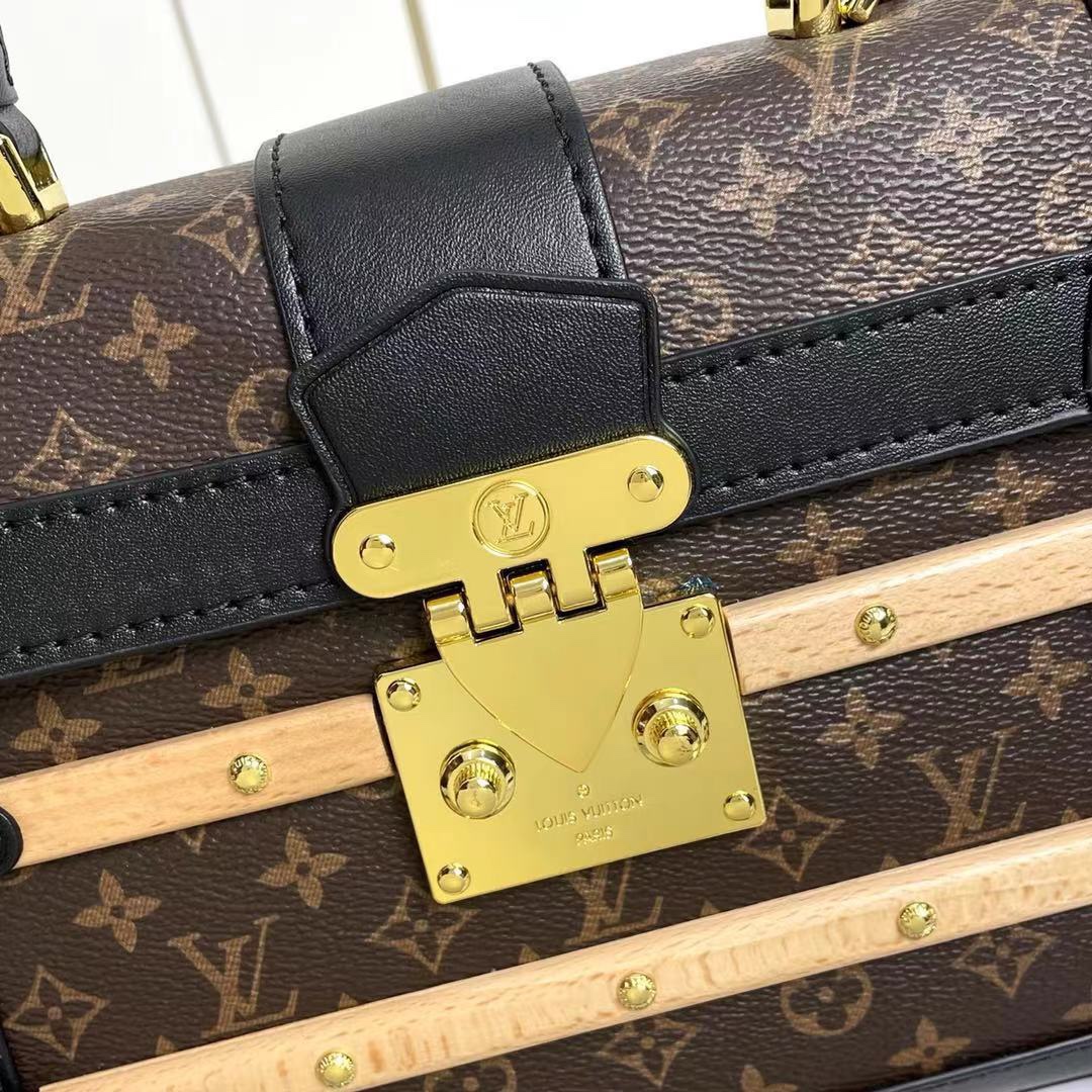Louis Vuitton - Trianon PM Tote Bag - Black - Monogram Leather - Women - Luxury
