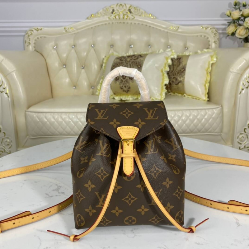 Shop Louis Vuitton Monogram Casual Style Canvas Leather Logo Backpacks (MONTSOURIS  BB, M45516, M45502) by Mikrie