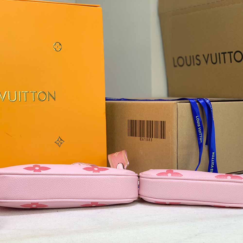Louis Vuitton MULTI POCHETTE ACCESSOIRES-M44823 PINK/BLUE/Beige - Luxuryeasy