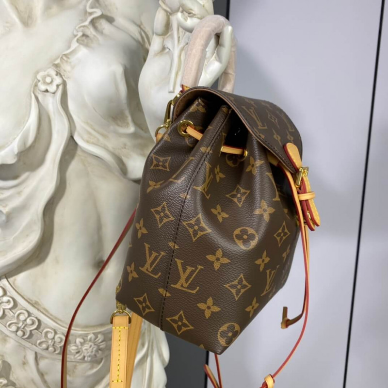 Shop Louis Vuitton Monogram Casual Style Canvas Leather Logo Backpacks (MONTSOURIS  BB, M45516, M45502) by Mikrie