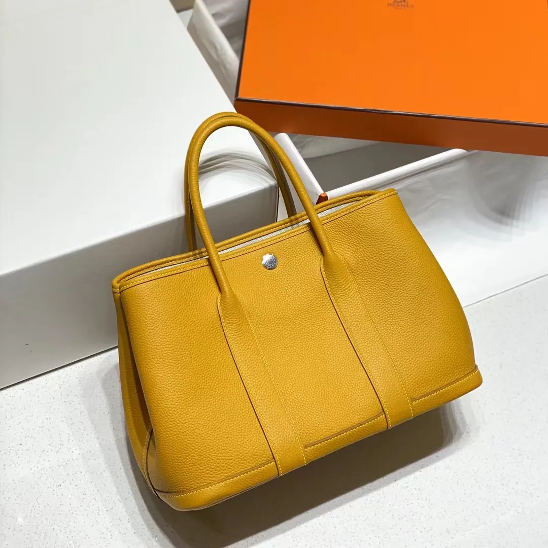 Hermes Herbag Zip Bag PM 31cm in Canvas and Calf Leather Etoupe Elephant  Grey/Yellow 2022