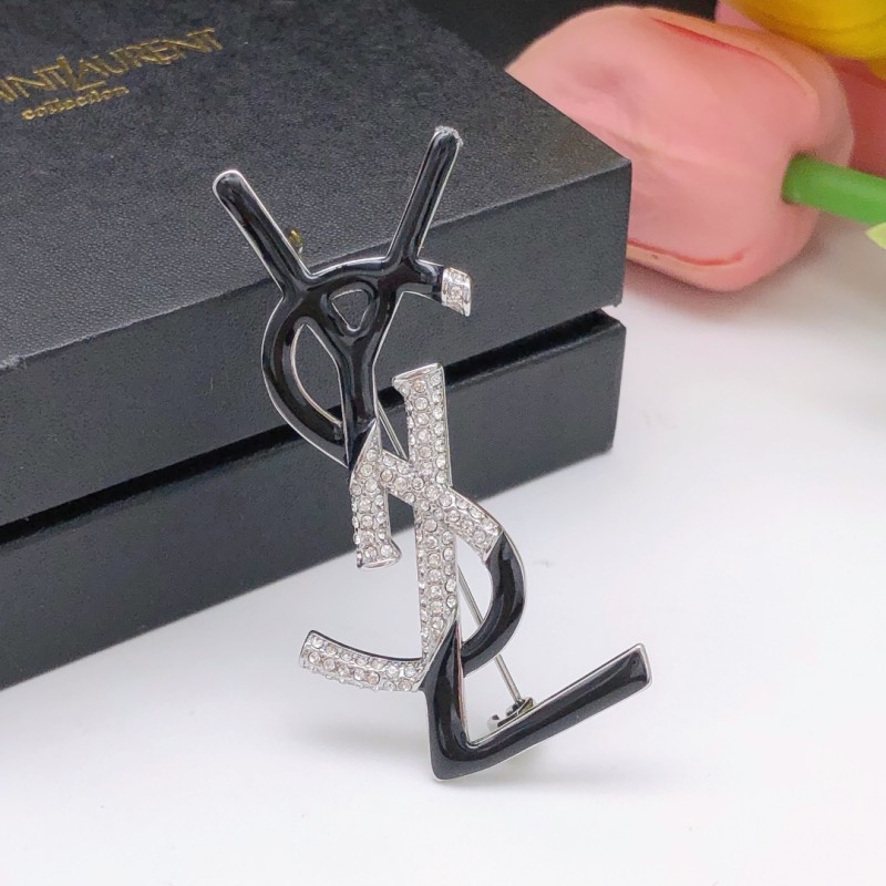 Saint Laurent YSL brooch