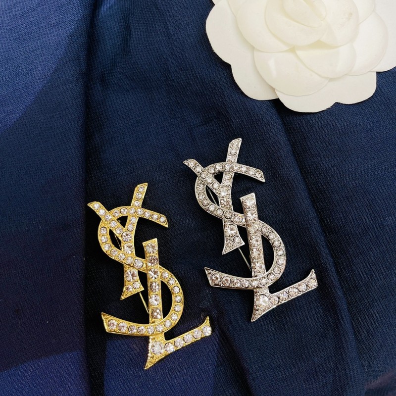 Saint Laurent YSL brooch