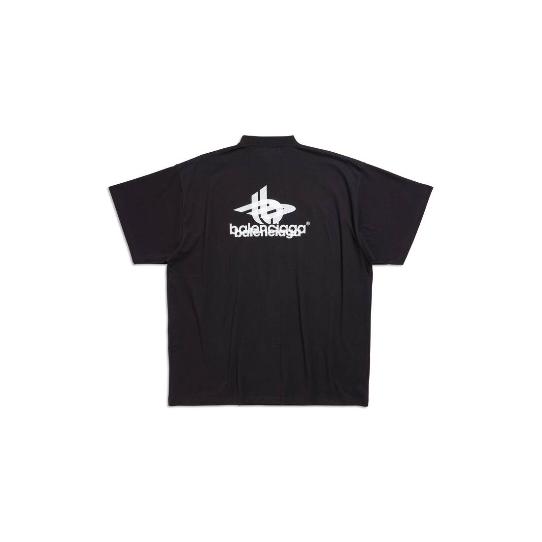 LAYERED SPORTS T-SHIRT OVERSIZED IN BLACK/WHITE