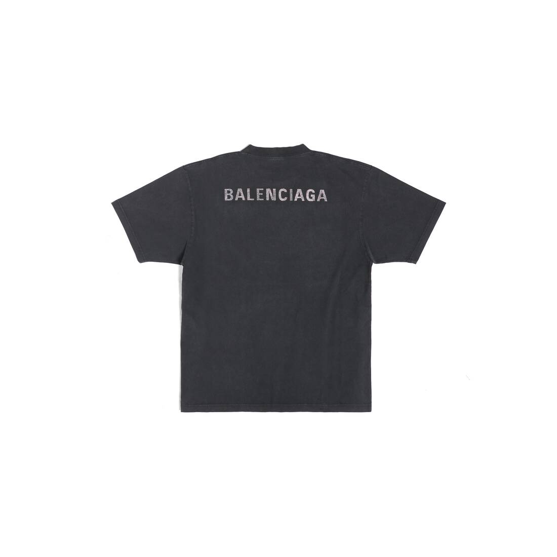 WOMEN'S BALENCIAGA BACK T-SHIRT LARGE FIT IN BLACK