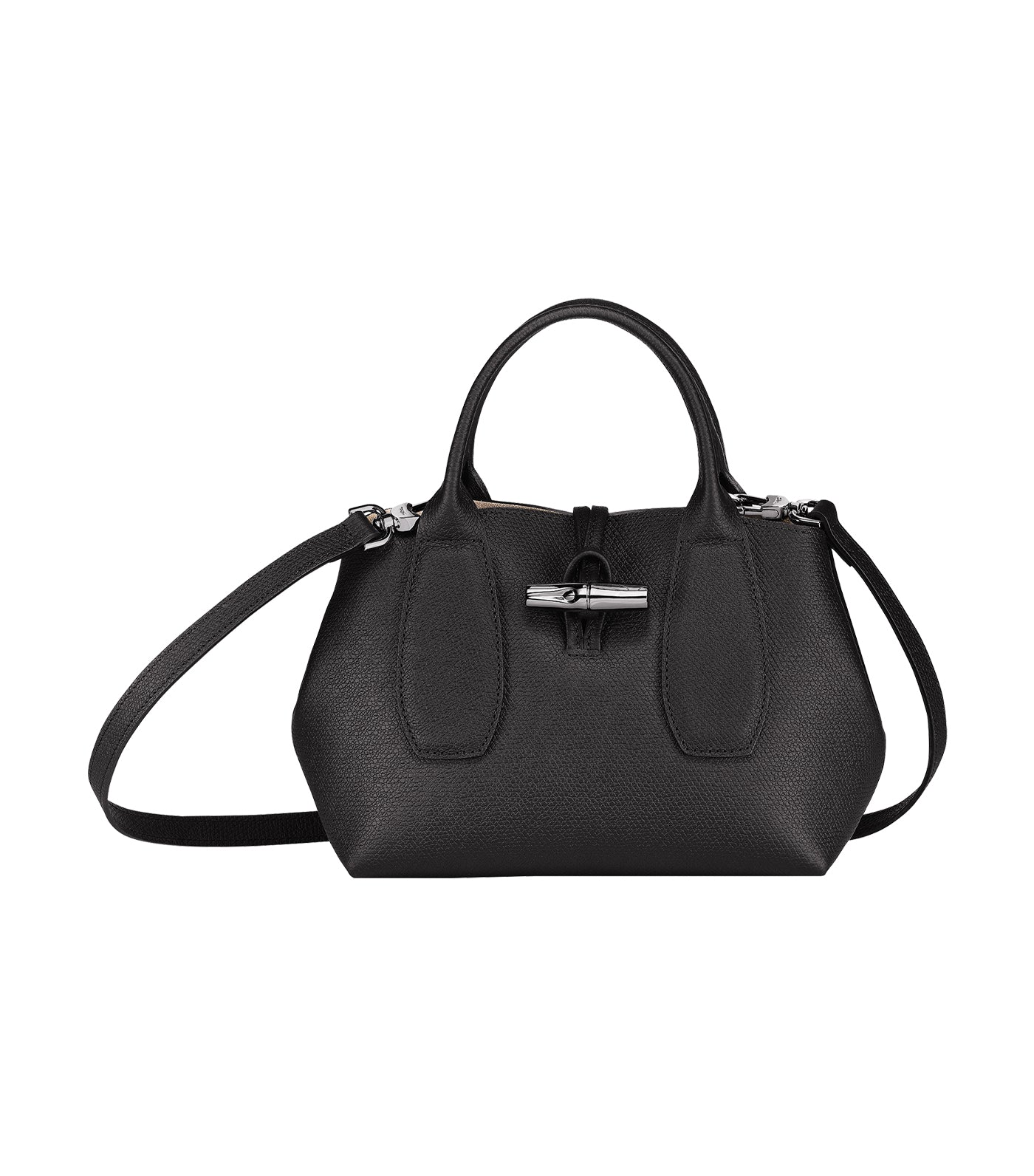 Roseau Top Handle Bag S Black