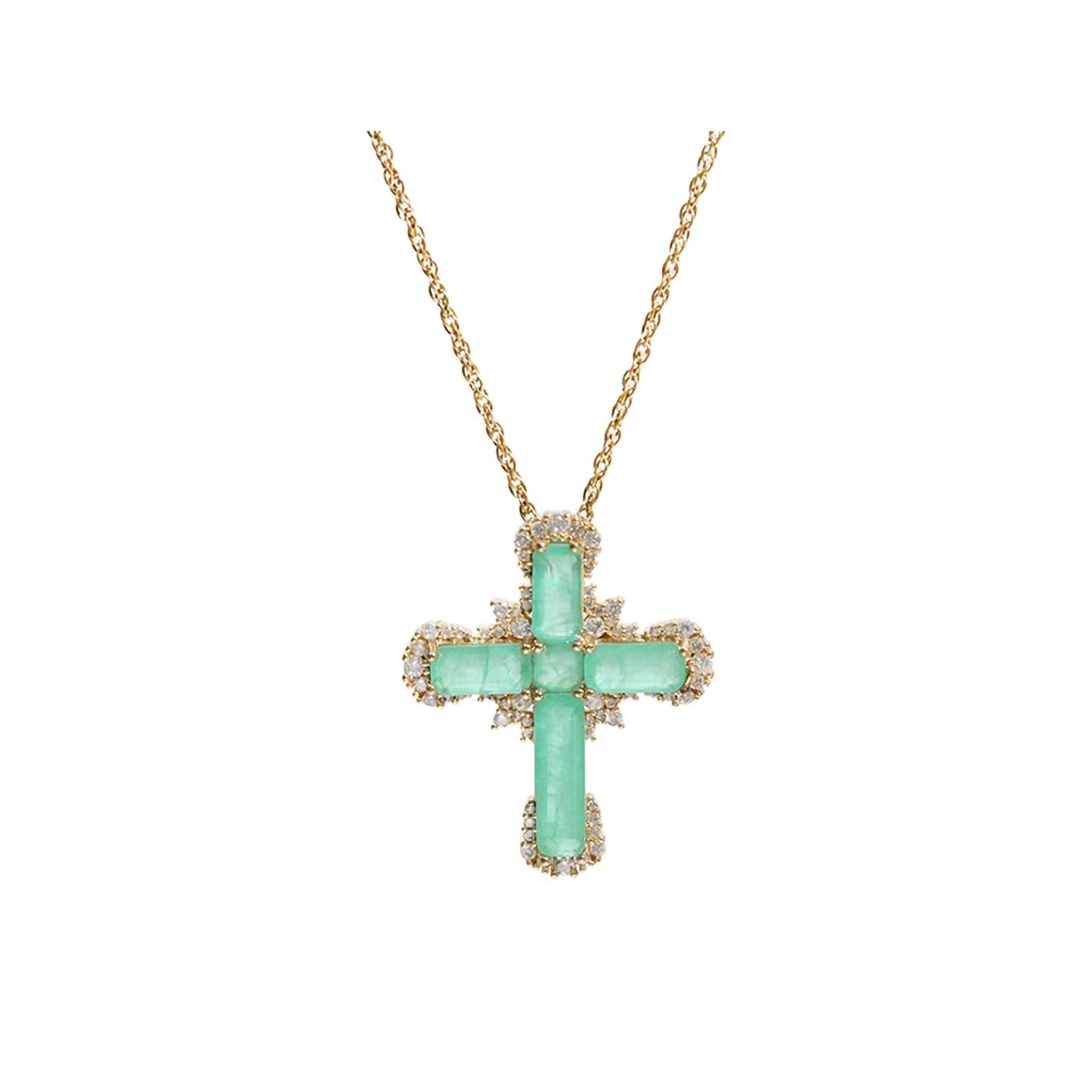 Womens Natural Gemstone Cross Pendant Necklace, Womens Silver Necklace -  Etsy