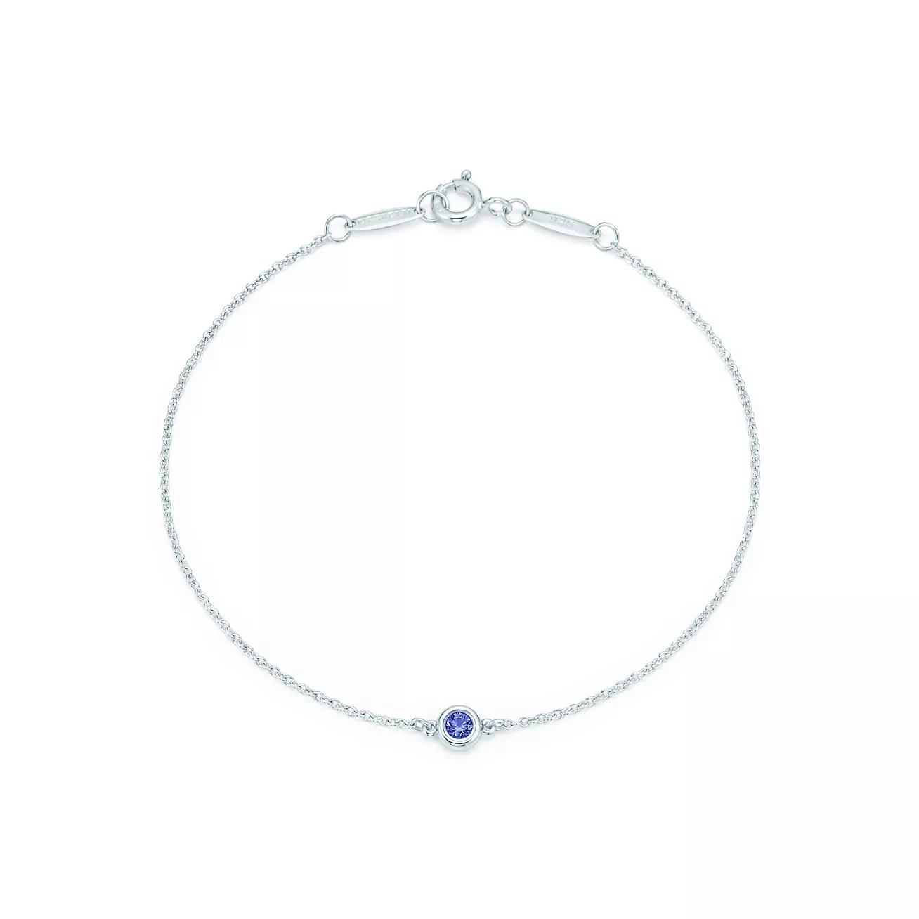 Color by the Yard Tanzanite Bracelet in Silver