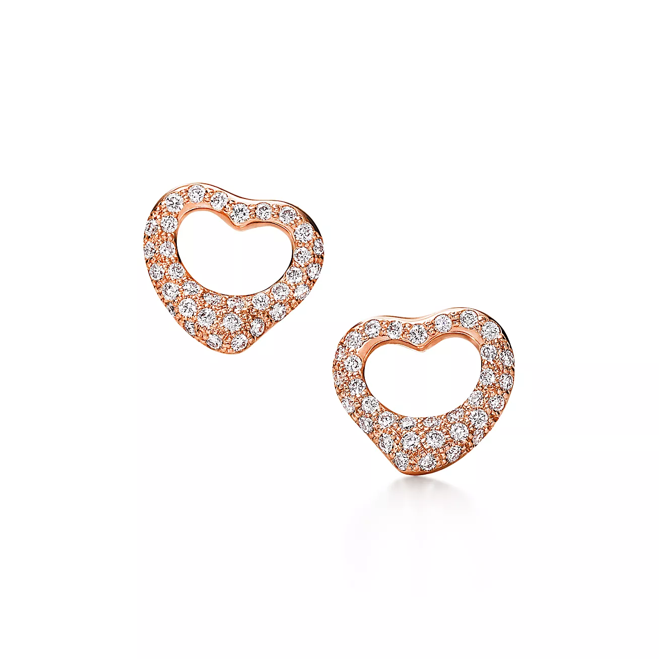Open Heart Earrings
