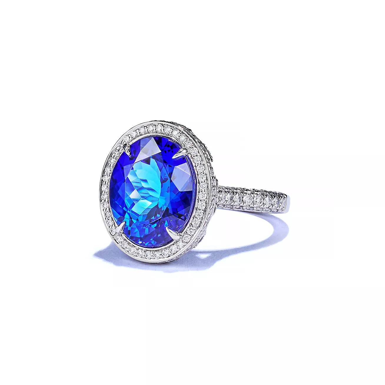 Tanzanite Ring in Platinum