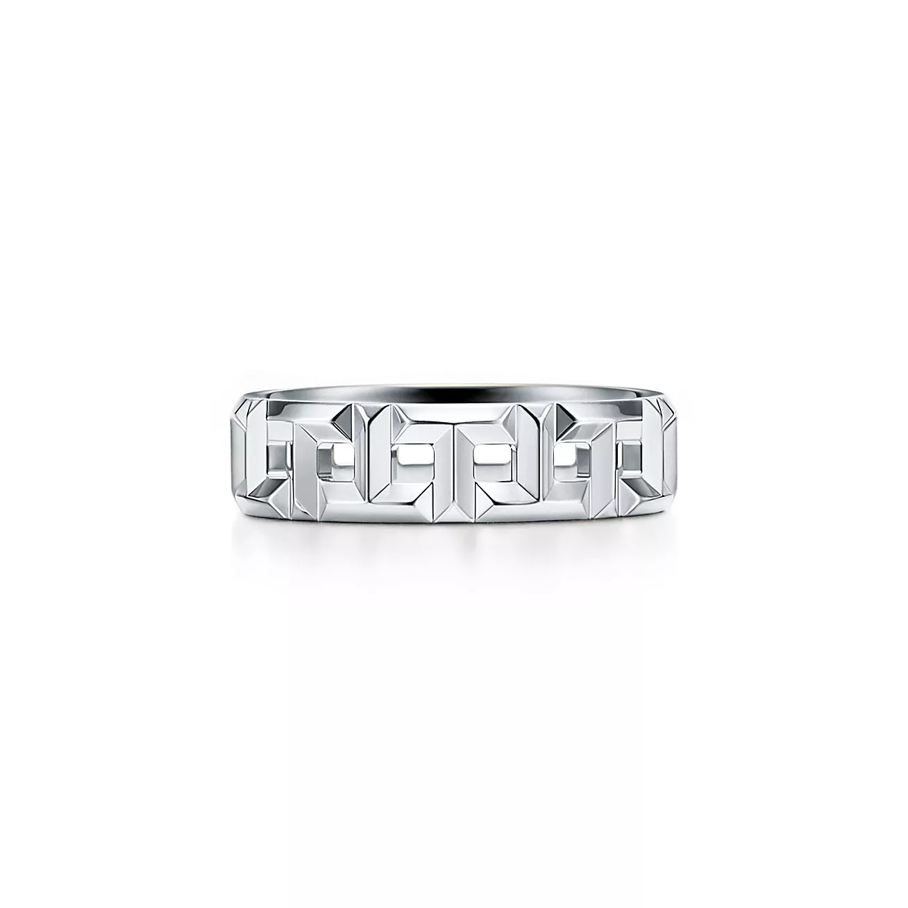 True Wide Ring in White Gold