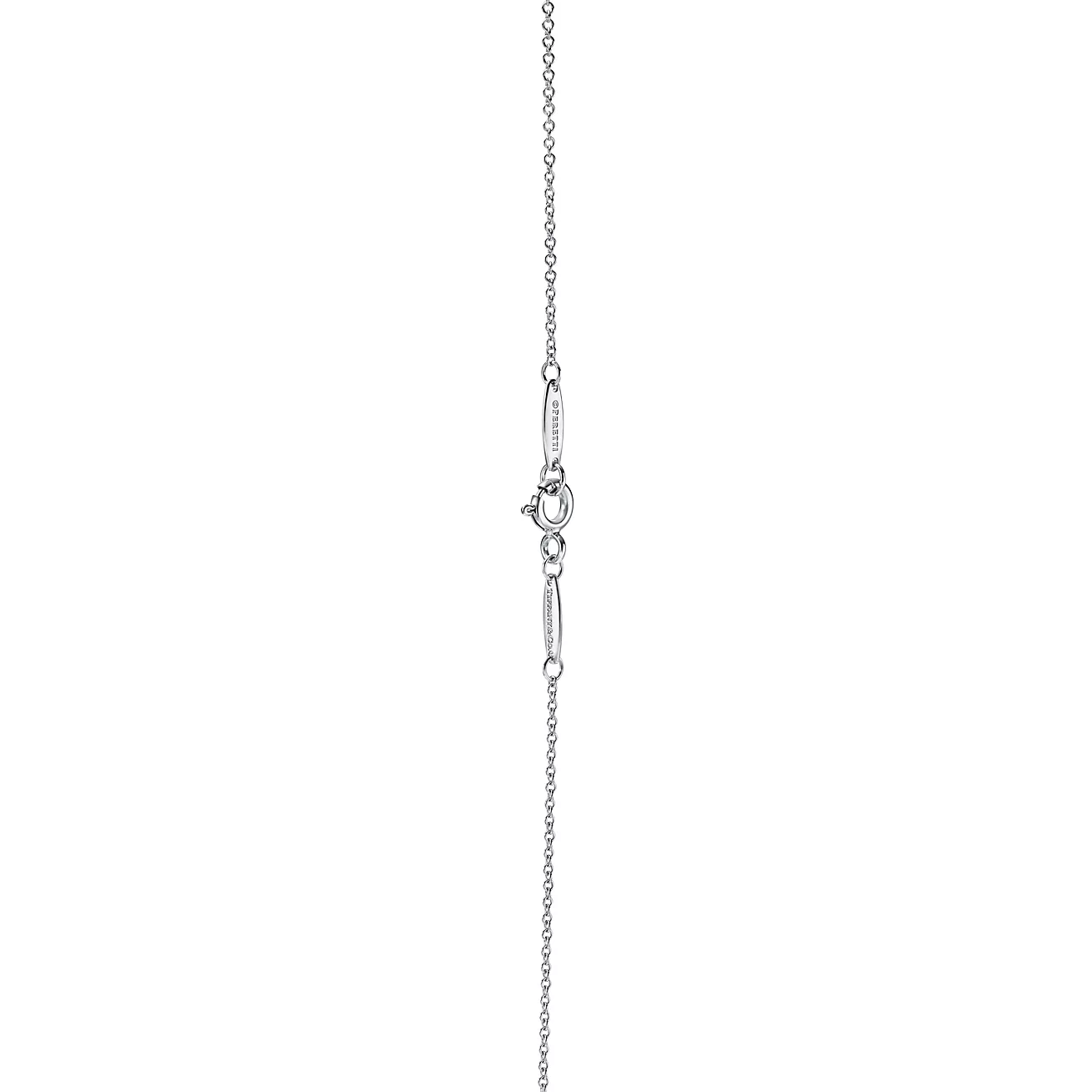 Color by the Yard Pendant in Platinum with a Sapphire