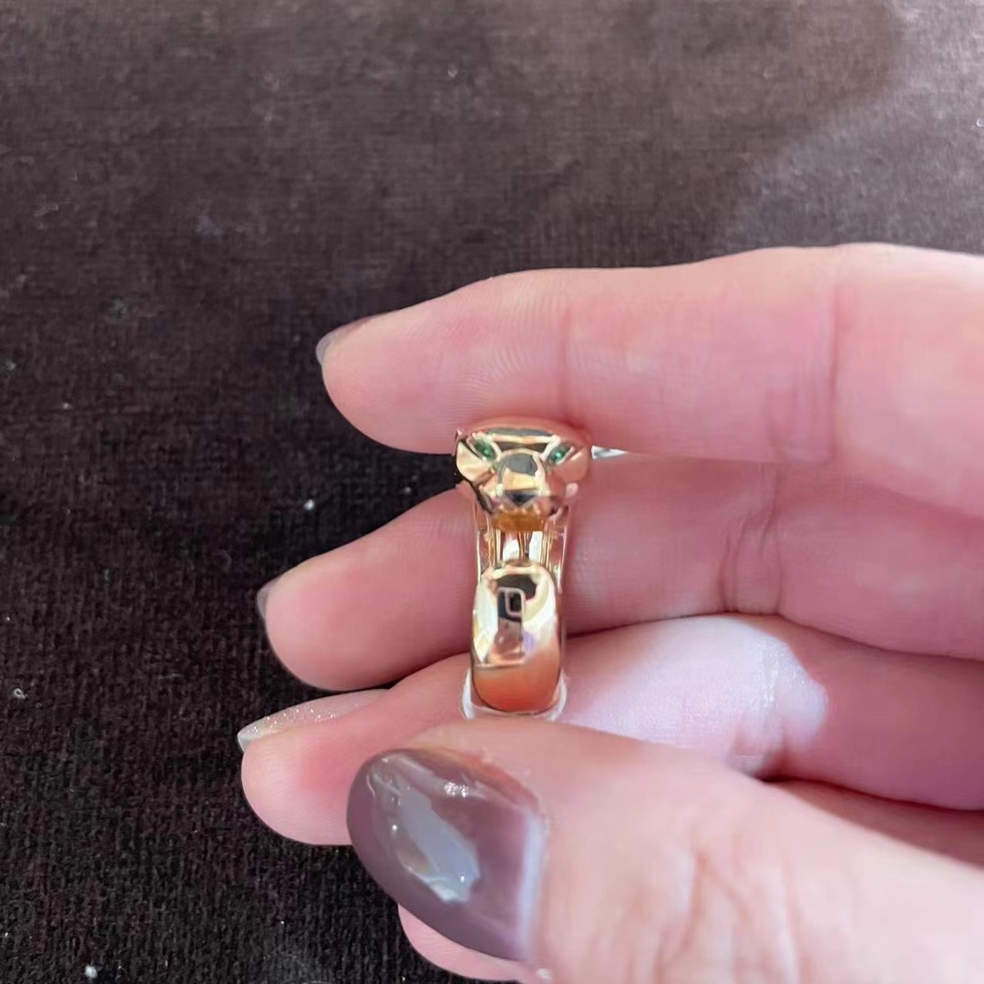 Luxe Affordability Cartier Panther Ring Dupe in Gold