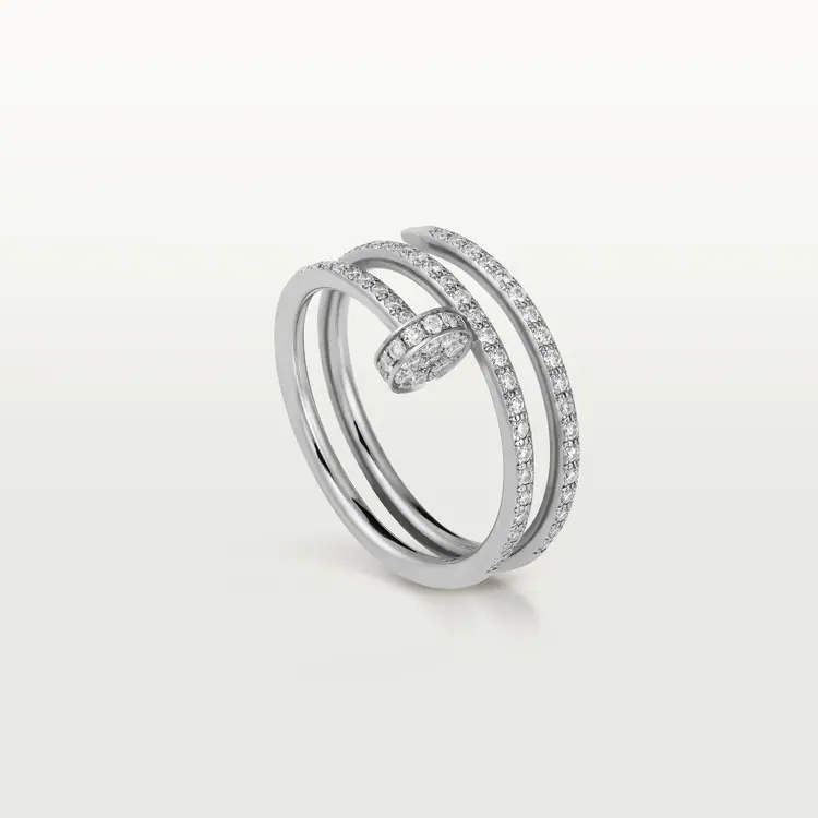 Cartier silver nail discount ring