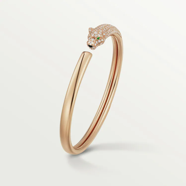 CRN4211000 - Panthère de Cartier ring - White gold, diamonds, emeralds,  onyx - Cartier
